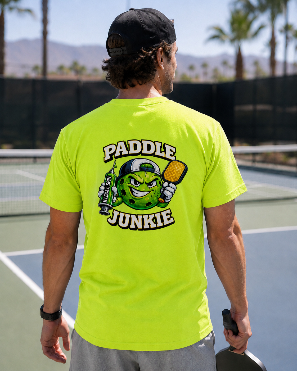 Paddle Junkie Classic Tee - Choose From 3 Neon Colors