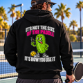 It’s Not The Size Of The Paddle Hoodie - Black Only