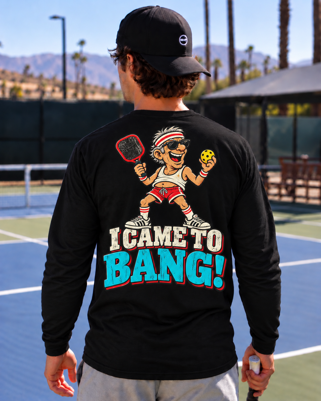 Retro I Came To Bang Long Sleeve Tee - Choose Your Color