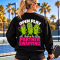Open Play, Partner Swapping Crewneck Sweatshirt - Choose Your Color