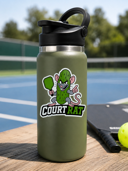 Court Rat Vinyl Sticker