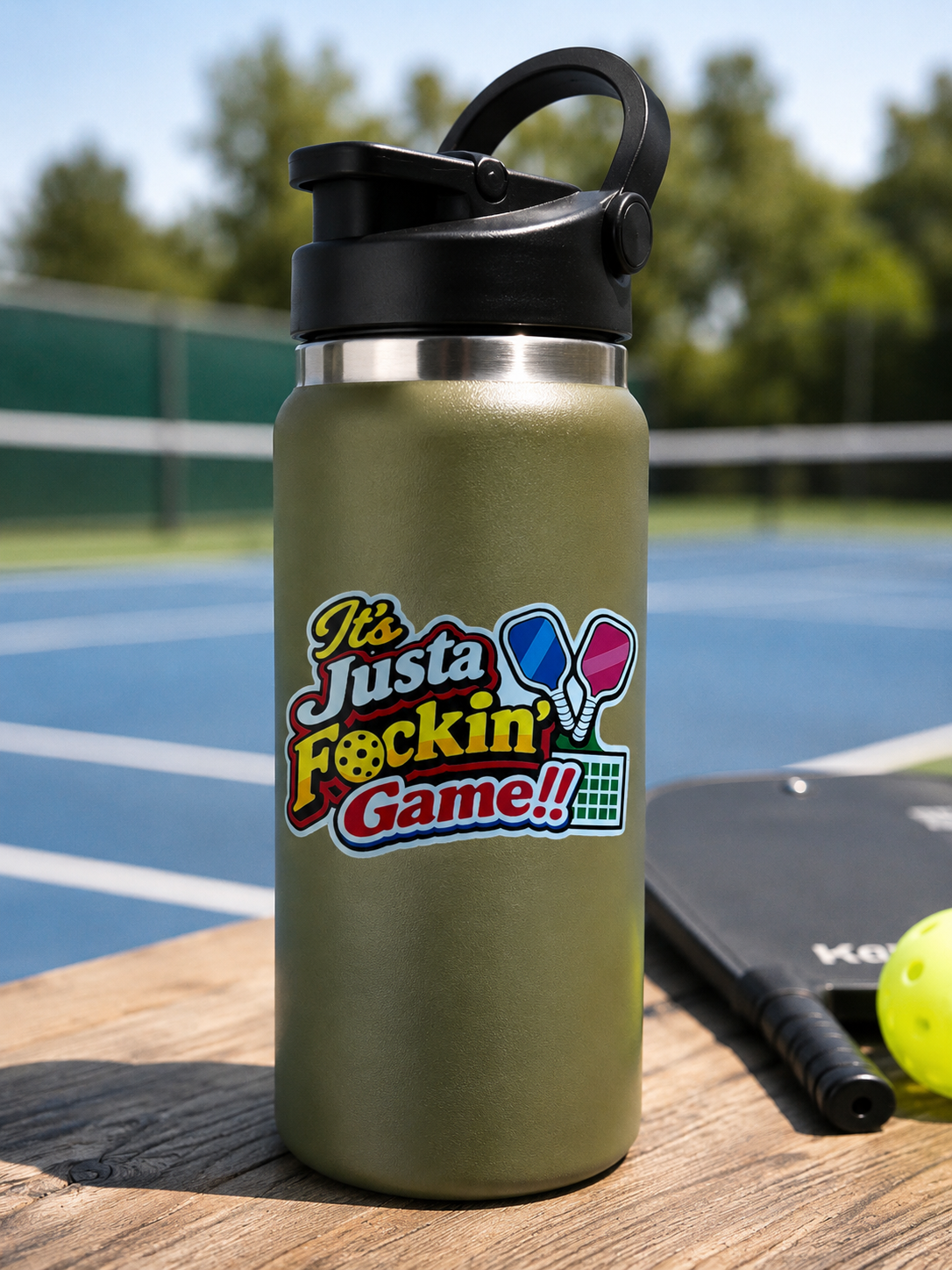 It’s Justa Fockin' Game Vinyl Sticker