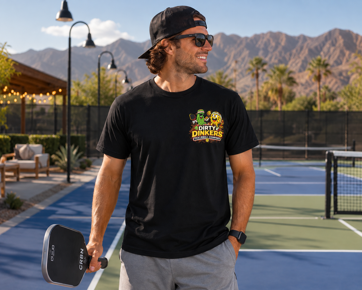 Retro Big Dink Energy Performance Tee- Black
