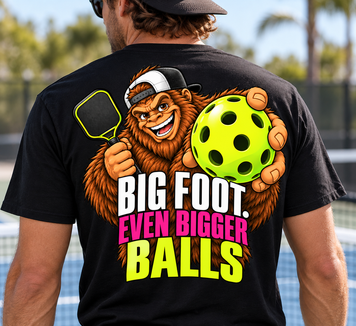 Big Foot. Even Bigger Balls Performance Tee