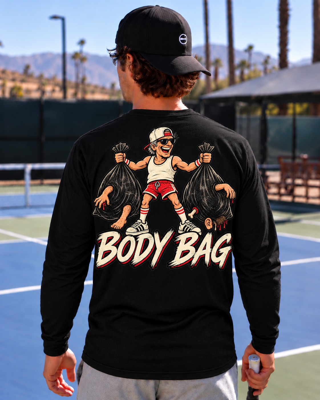 Retro Body Bag Long Sleeve Tee - Choose Your Color