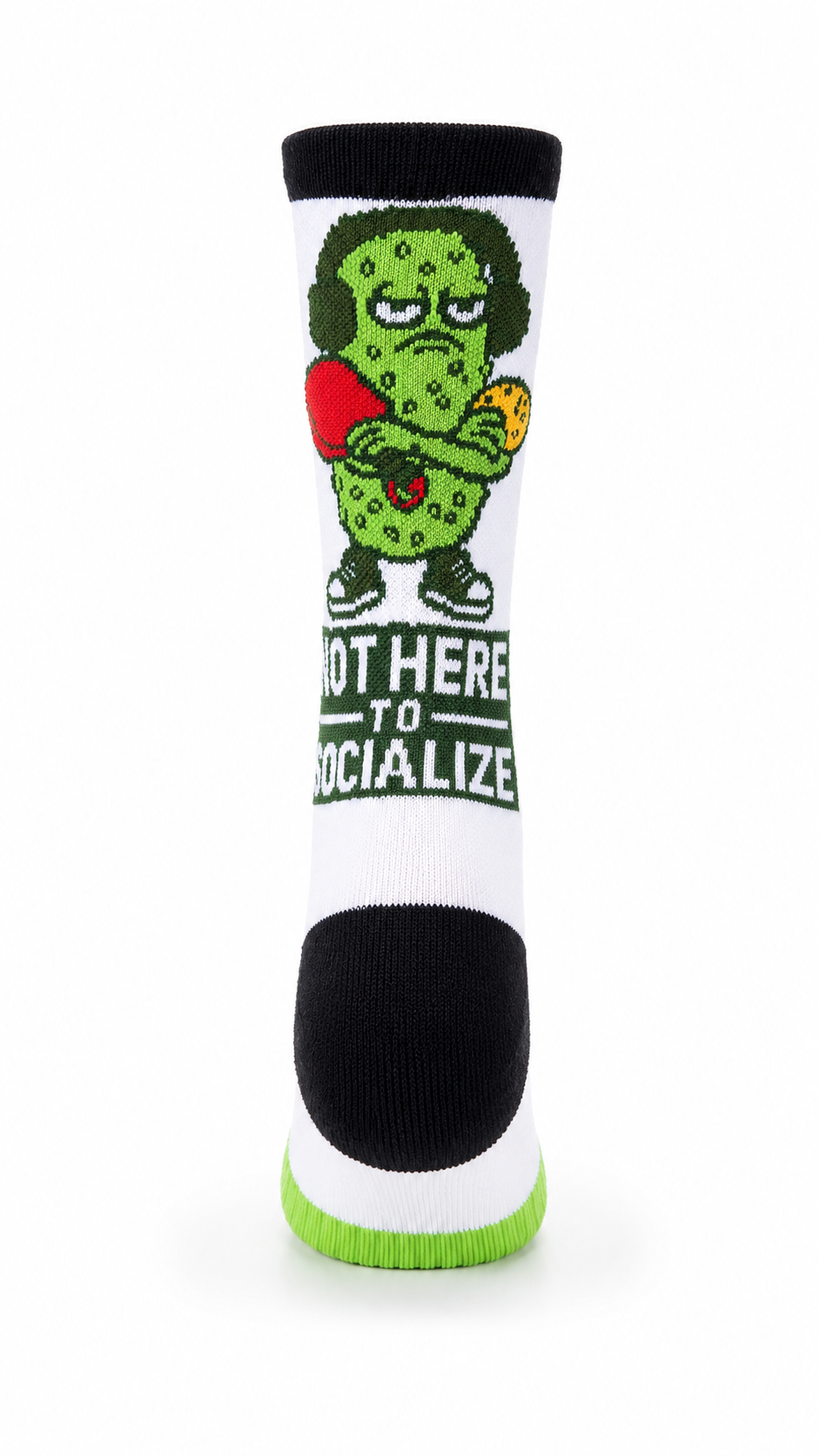 Not Here to Socialize Premium Athletic Crew Sock