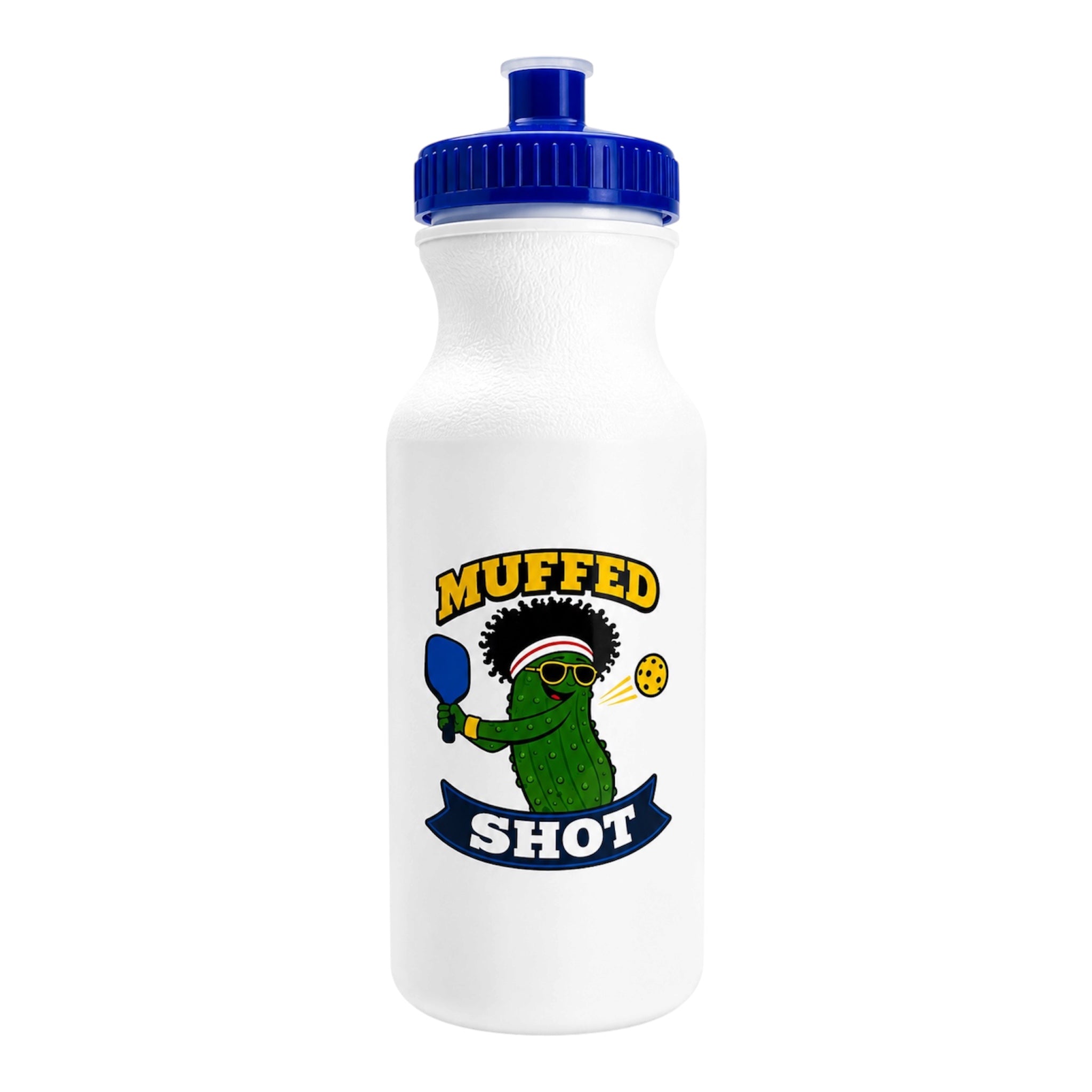 Muffed Shot Plastic Water Bottle
