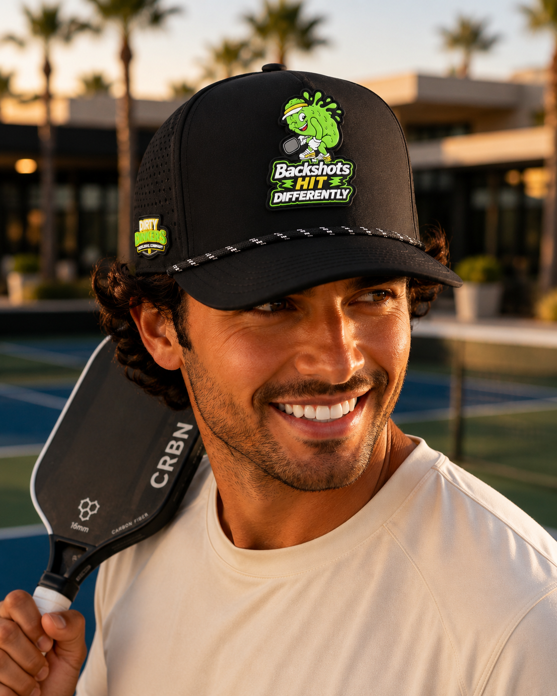 Backshots Hit Differently Performance Pickleball Hat