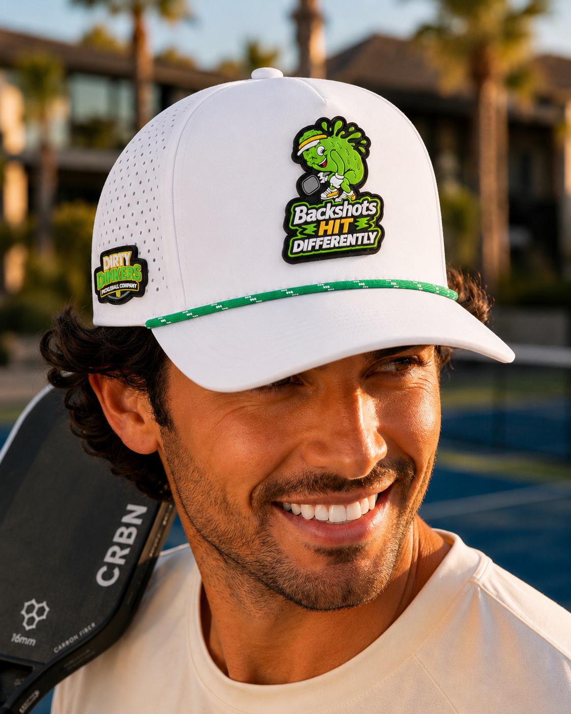 Backshots Hit Differently Performance Pickleball Hat