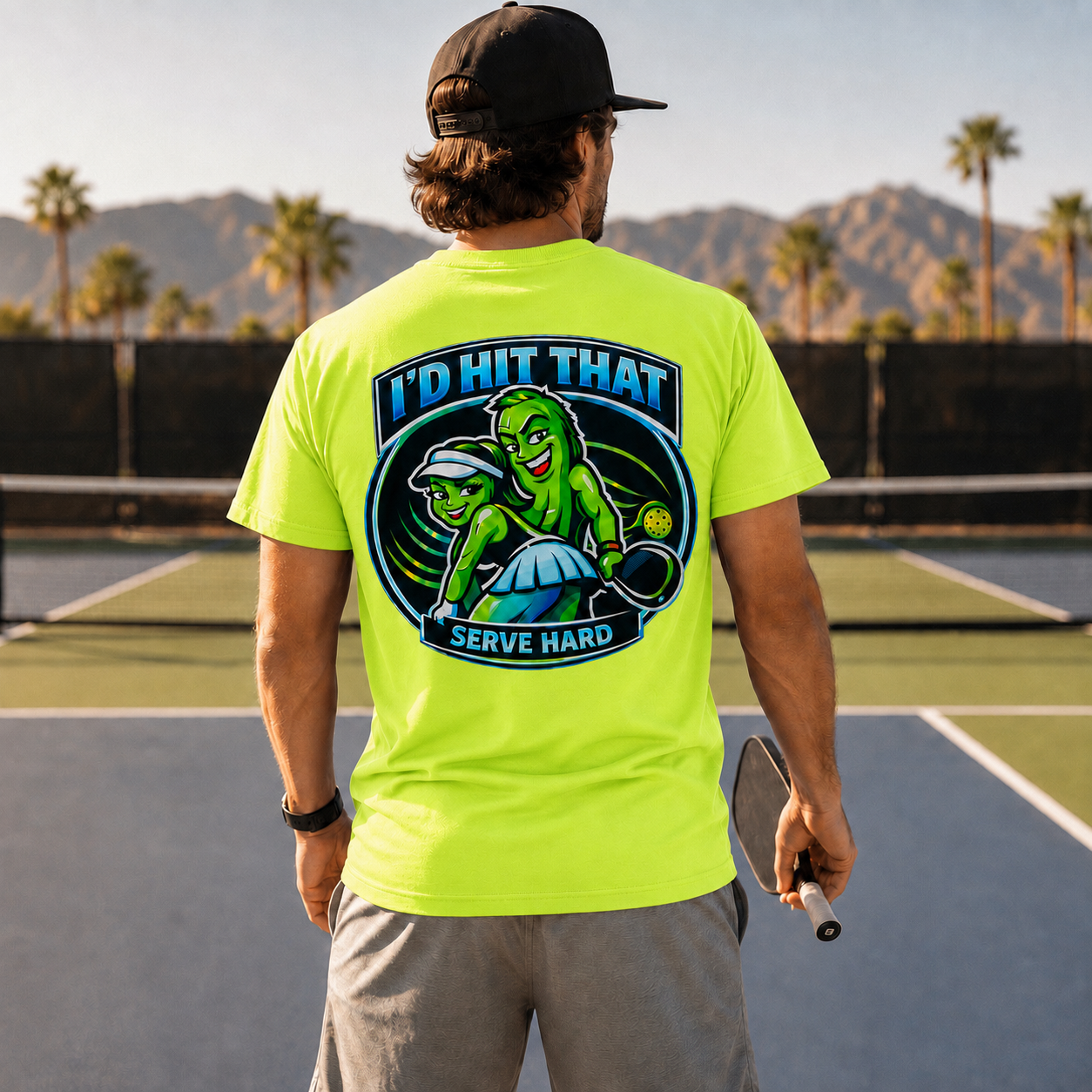 I'd Hit That Tee Classic Fit - Choose From 3 Neon Colors