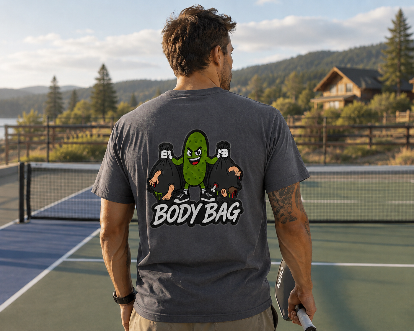Body Bag Classic Tee - Charcoal