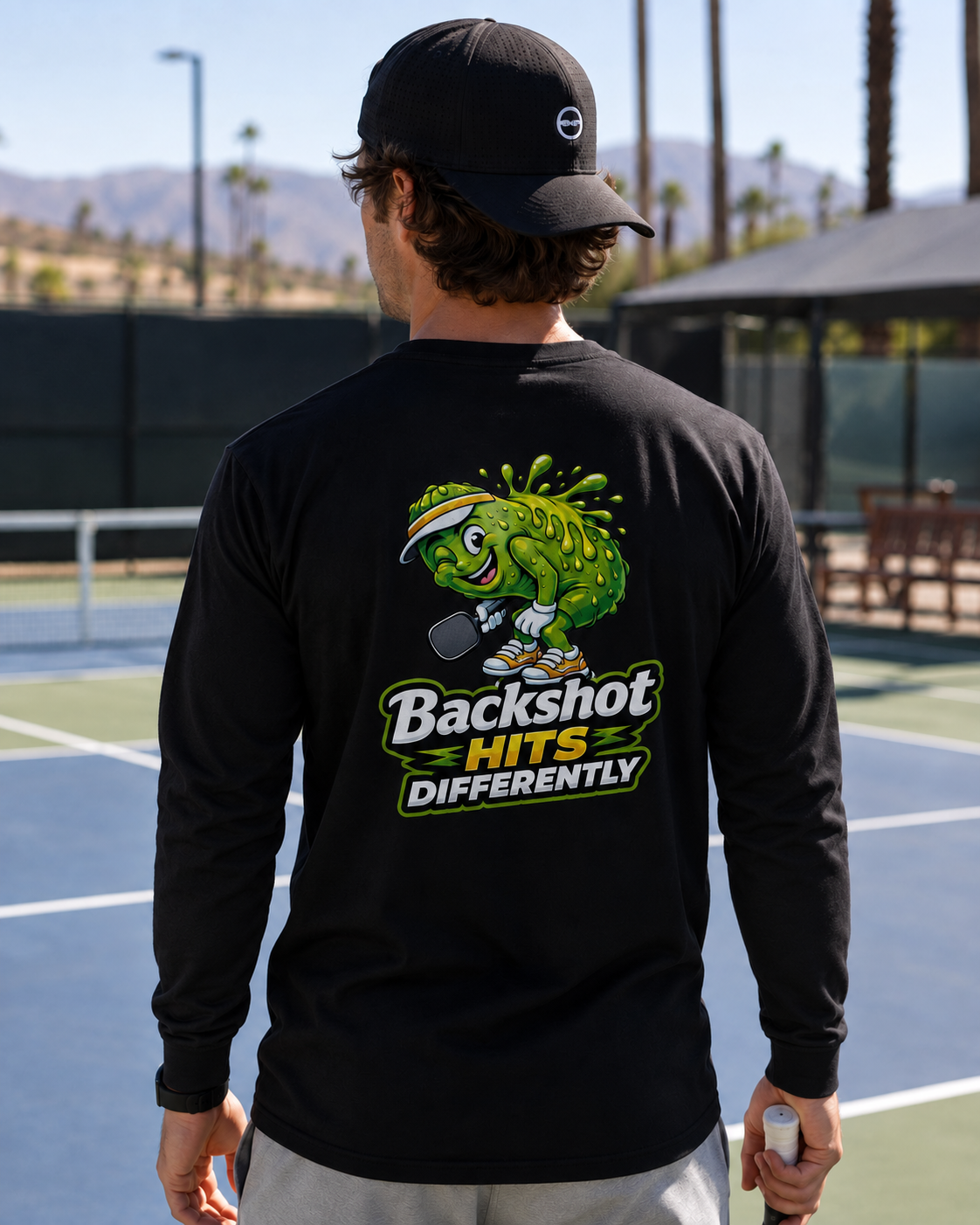 Backshot Hits Differently Long Sleeve Tee - Choose Your Color