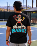 Retro I Came To Bang Performance Tee - Black