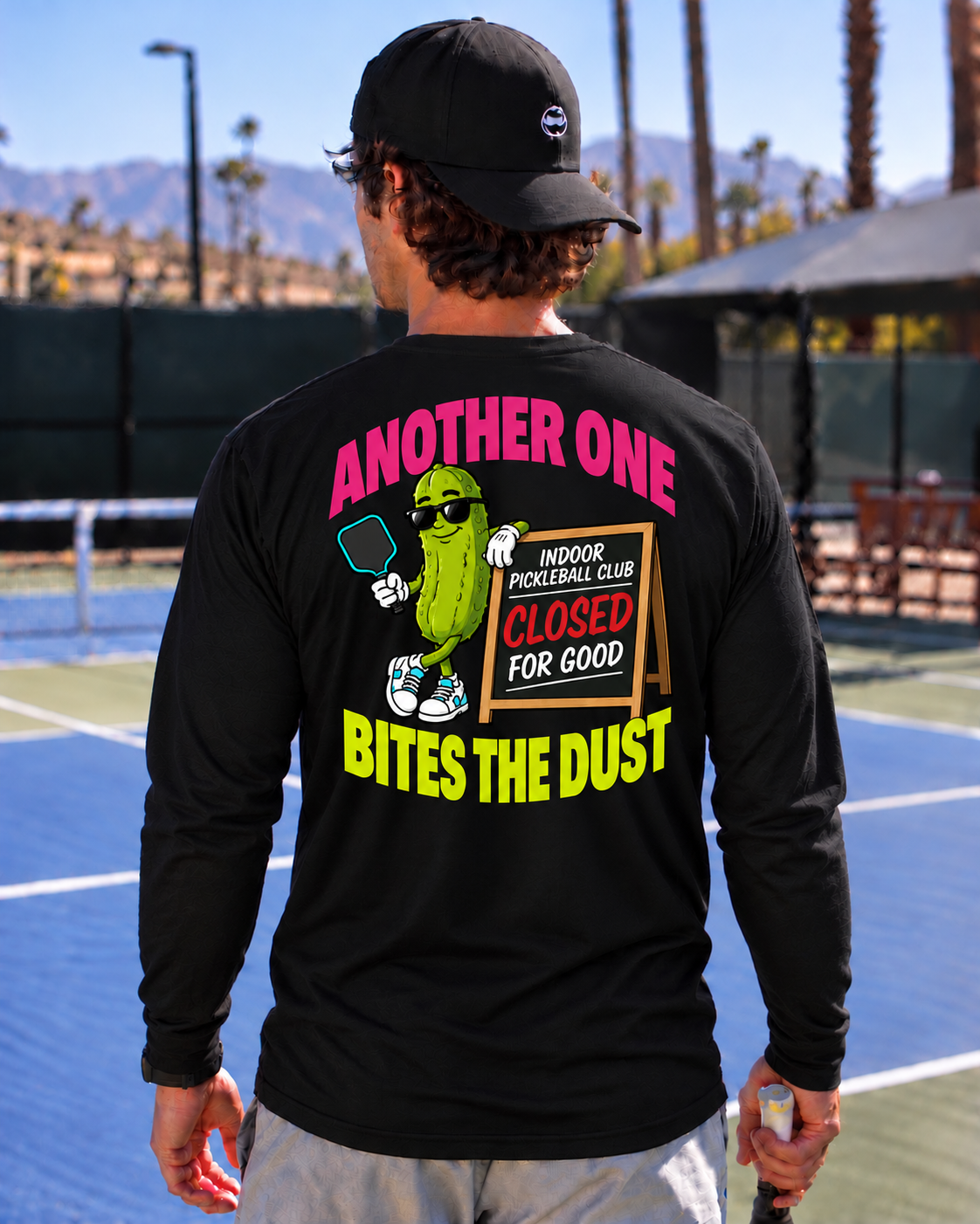 Another One Bites The Dust Long Sleeved T-Shirt - Black Only