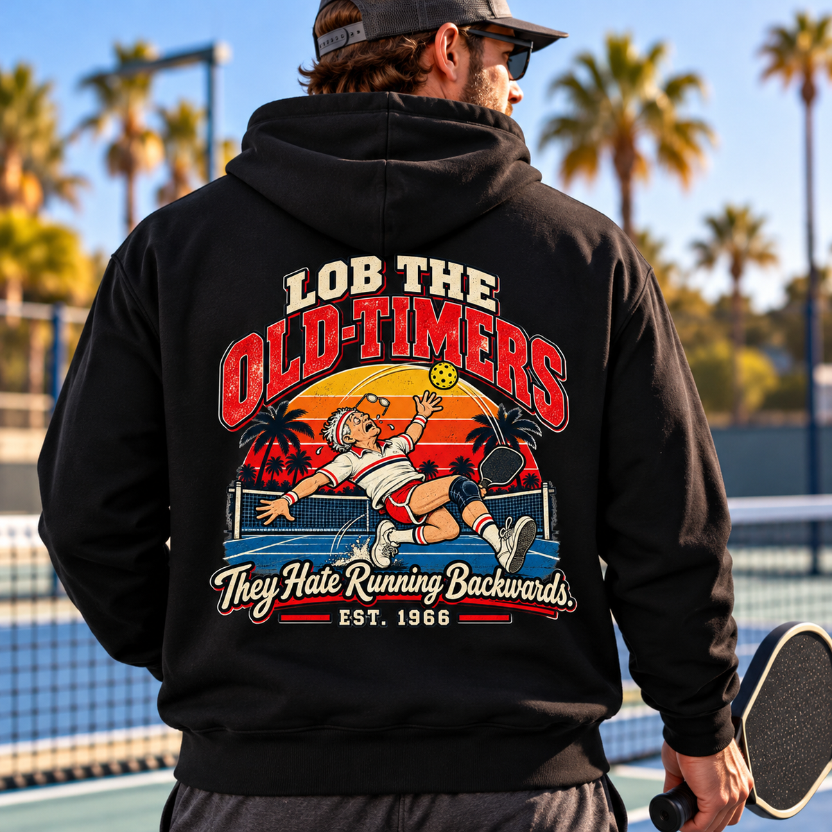 Lob The Old Timers Hoodie- Choose Your Color