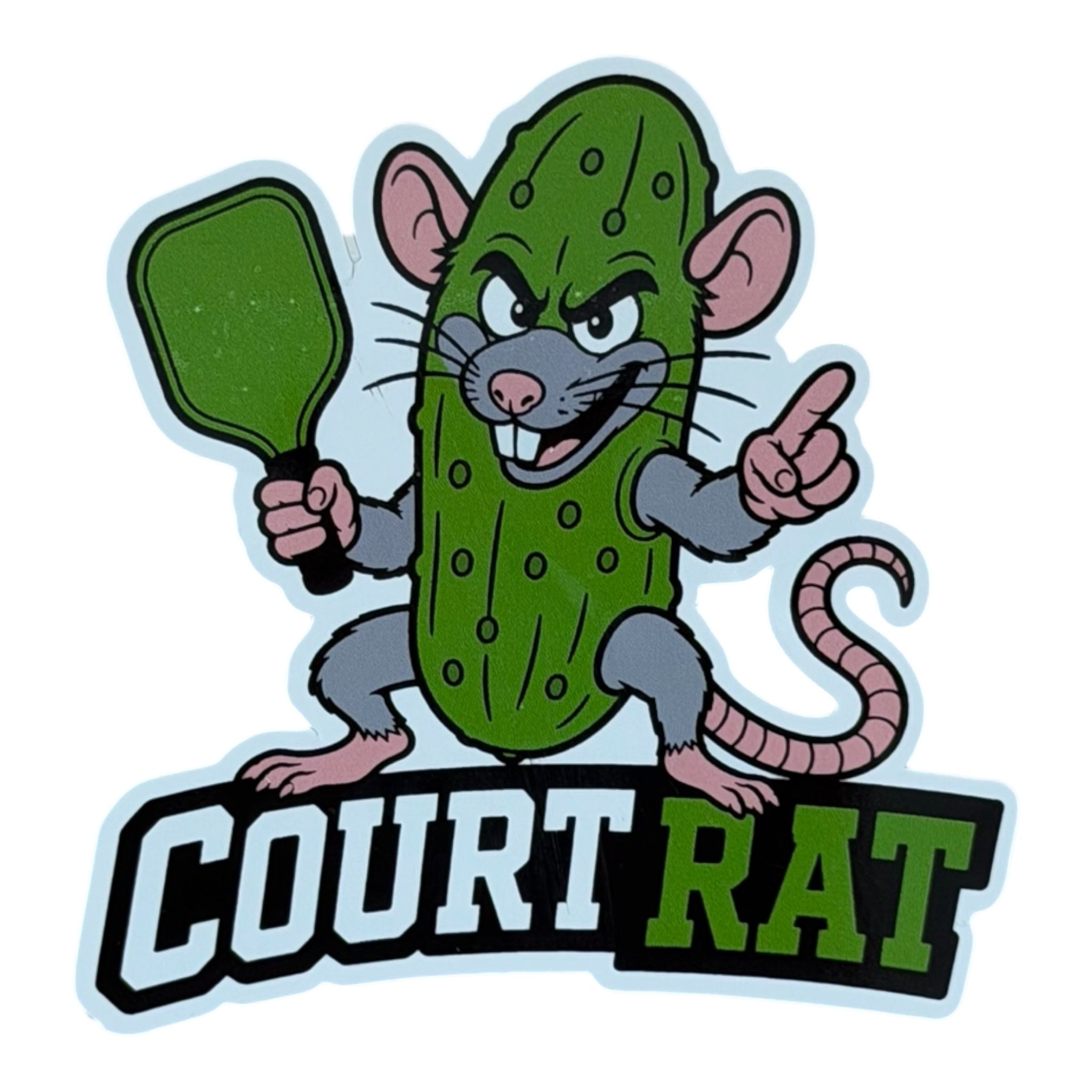 Court Rat Vinyl Sticker
